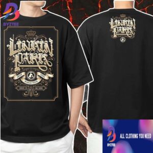 Linkin Park From Zero World Tour 2025 Denver Colorado Event Poster At Ball Arena On September 3 2025 Two Sided Unisex T-Shirt