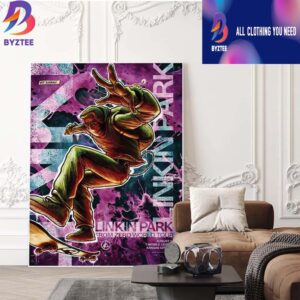 Linkin Park From Zero World Tour 2025 Kansas City Event Poster At T-Mobile Center On August 31 2025 Artist NC Winters Home Decor Poster Canvas