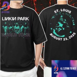 Linkin Park From Zero World Tour 2025 Merch Tee In St.Louis At Enterprise Center On August 23 2025 Two Sided Unisex T-Shirt