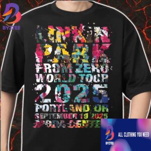 Linkin Park From Zero World Tour 2025 Portland Oregon Event Poster At Moda Center On September 19 2025 Classic T-Shirt