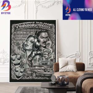 Linkin Park From Zero World Tour 2025 Sacramento California Event Poster At Golden 1 Center On September 17 2025 Artist Cecelia Perez Home Decor Poster Canvas