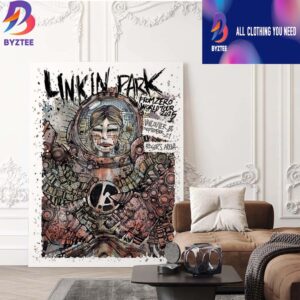 Linkin Park From Zero World Tour 2025 Vancouver BC Event Poster At Rogers Arena On September 21 2025 Home Decor Poster Canvas