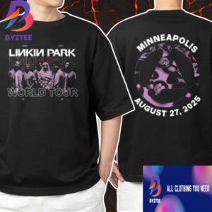 Linkin Park From Zero World Tour Official Merchandise Minneapolis Event Tee At Target Center On August 27 2025 Unisex T-Shirt