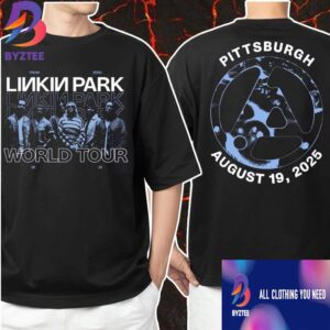 Linkin Park Pittsburgh Pennsylvania 2025 Merch Tee From Zero World Tour At PPG Paints Arena On August 19th 2025 Merch Fan Gift Classic Two Sides T-Shirt