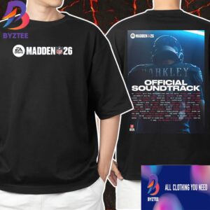 Madden NFL 26 Official Soundtrack EA Sports With Lineup Saquon Barkley Player Unisex T-Shirt