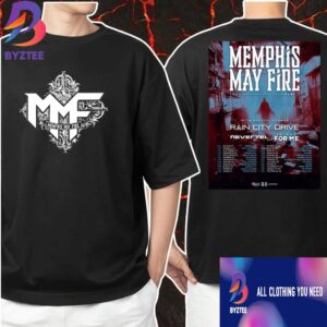 Memphis May Fire The Shapeshifter Tour Part II 2025 Line Up Date List On Nov And Dec Classic Two Sides T-Shirt