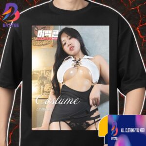 Miss Maxim Korean Magazine Contest Season 16 2025 Round 3 Jea Shavit Model Streamer Office Look Concept Photoshoot B-Cut Merch Unisex T-Shirt
