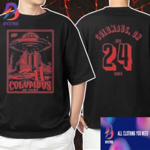 Official 311 Band Unity Tour 2025 On August 24 2025 At Kemba Live Outdoor Columbus Ohio With Badflower And Sitting On Saturn Event Two Sided Unisex T-Shirt