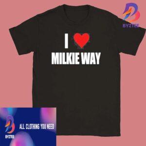 Official Angry Things For Sad People I Love Milkie Way 2025 Unisex T-Shirt