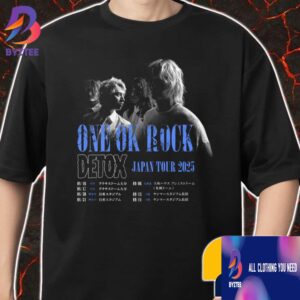 One OK Rock Detox Japan Tour 2025 Poster Tour Dates Merch Unisex T-Shirt
