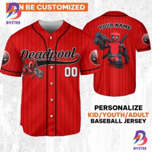 Personalize Deadpool Lego Hero Sport Baseball Jersey