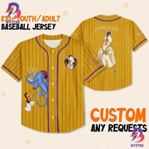Personalize Disney Aladdin Prince Baseball Jersey