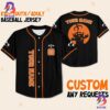 Personalize Disney Amazing Spider Man Black Striped Custom Baseball Jersey