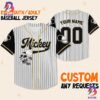 Personalize Disney Maleficent Purple Dark Black Baseball Jersey