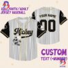 Personalize Disney Mickey Baseball Black Baseball Jersey