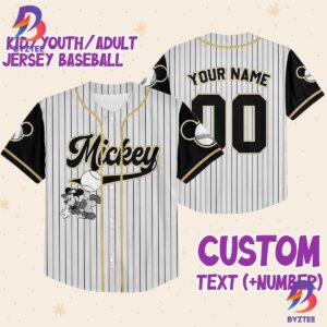 Personalize Disney Mickey Baseball Jersey