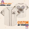 Personalize Disney Mickey Mouse Happy Young White Baseball Jersey