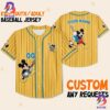 Personalize Disney Mickey Mouse Sample Striped Baseball Jersey
