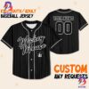 Personalize Disney Mickey Mouse Sample Striped White Baseball Jersey