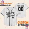 Personalize Disney Mickey Mouse Sample Striped Baseball Jersey