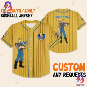 Personalize Disney Pocahontas Prince John Smith Baseball Jersey