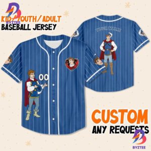 Personalize Disney Snow White Prince Florian Baseball Jersey