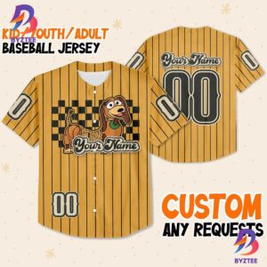 Personalize Disney Toy Story Disney Slinky Custom Baseball Jersey