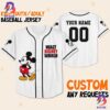 Personalize Disney Vintage Mickey Mouse Smile Baseball Jersey