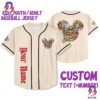 Personalize Disneyland Minnie Mouse Vintage Disney Characters Baseball Jersey