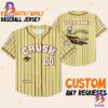 Personalize Fear Jersey Purple Black Disney Baseball Jersey