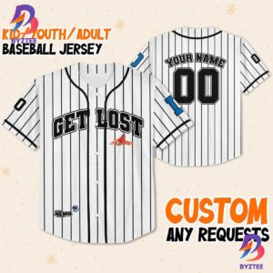 Personalize Finding Nemo Get Lost White Disney Baseball Jersey