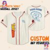 Personalize Joy Jersey Yellow Black Disney Baseball Jersey