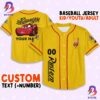 Personalize Lightning Mcqueen Racing Red Custom Baseball Jersey