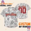 Personalize Mcqueen Red Disney Baseball Jersey
