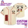 Personalize Mickey Classic Love Custom Name Disney Baseball Jersey