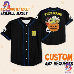 Personalize Pumkin Toy Story Halloween Baseball Jersey