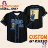 Personalize Sadness Jersey Blue Black Disney Baseball Jersey