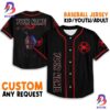 Personalize Spiderman Birthday Number Superhero Baseball Jersey