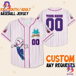 Personalize Spidey And His Amazing Friends Gwen Stacy Baseball Jersey
