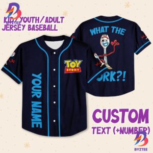 Personalize Toy Story What The Fork Baseball Jersey