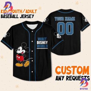 Personalize Walt Disney World Baseball Jersey