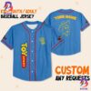 Personalize Winnie The Pooh Very Happy Baseball Jersey