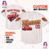 Personalized Disney Cars Lightning Mcqueen Baseball Jersey