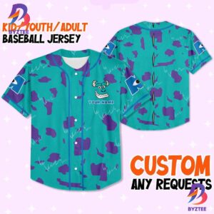 Personalized Disney Monsters Inc Cosplay Sully Suit Baseball Jersey