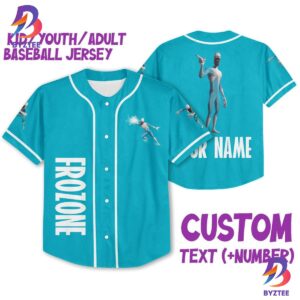 Personalized Disney The Incredibles Frozone Baseball Jersey