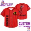 Personalized Disney The Incredibles Syndrome Baseball Jersey