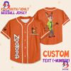 Personalized Disney Wall E Black Color Baseball Jersey