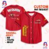 Personalized Halloween Cars Mcqueen Disney Cars Baseball Jersey