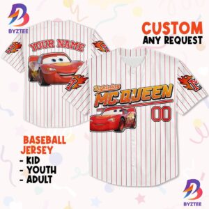 Personalized Mcqueen Jersey Custom Baseball Jersey