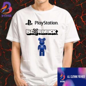 PlayStation x BEARBRICK 2025 Logo Unisex T-Shirt